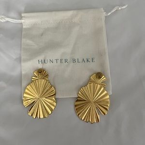 Hunter Blake Gold Burst Earrings - NEW